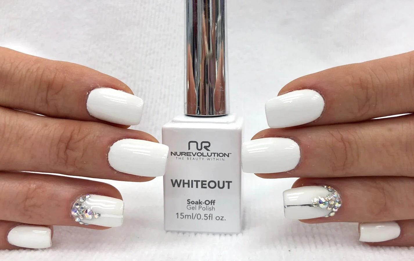 NuRevolution Trio Duo Gel & Lacquer 001 Whiteout - EMOI SUPPLY