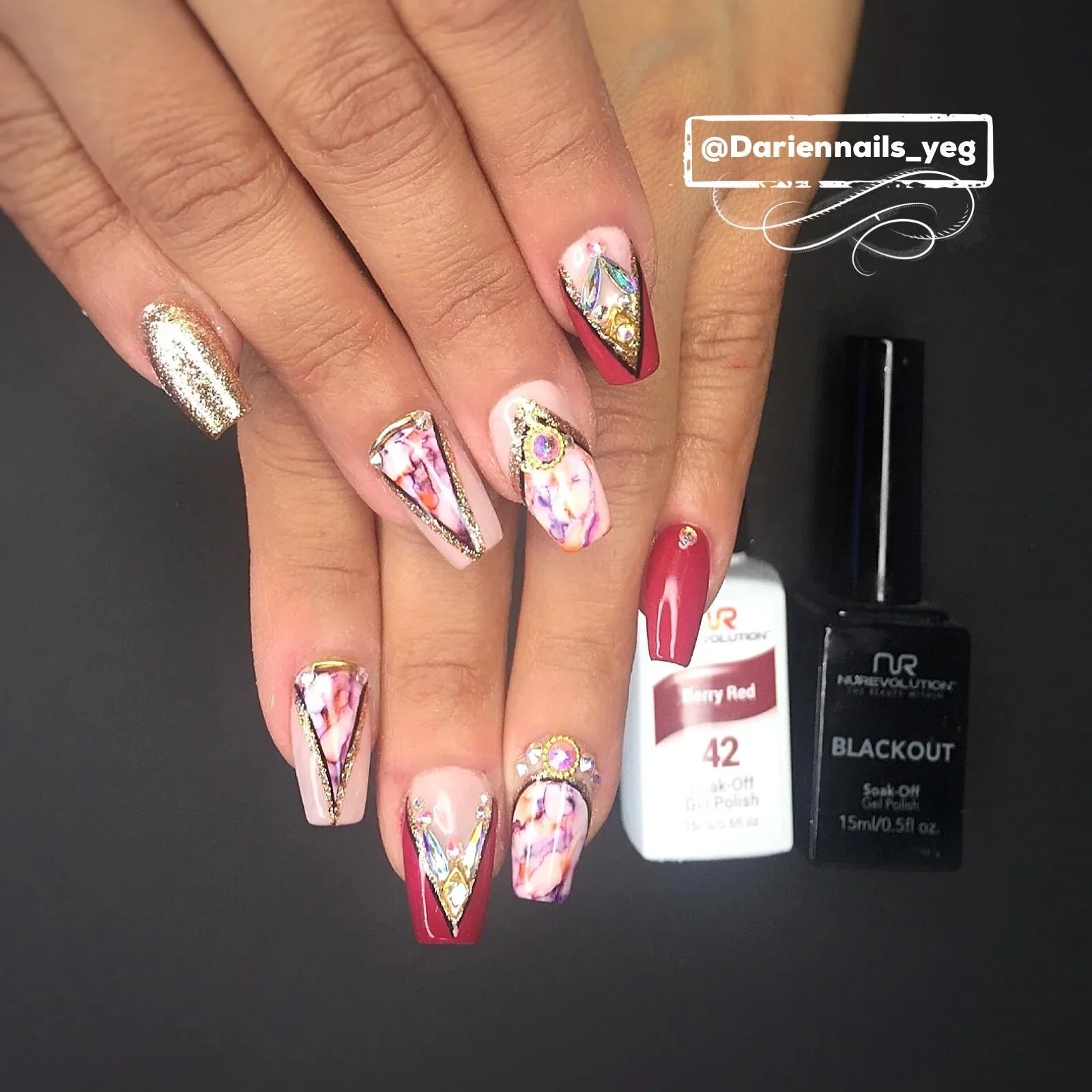 NuRevolution Trio Duo Gel & Lacquer 002 Blackout - EMOI SUPPLY