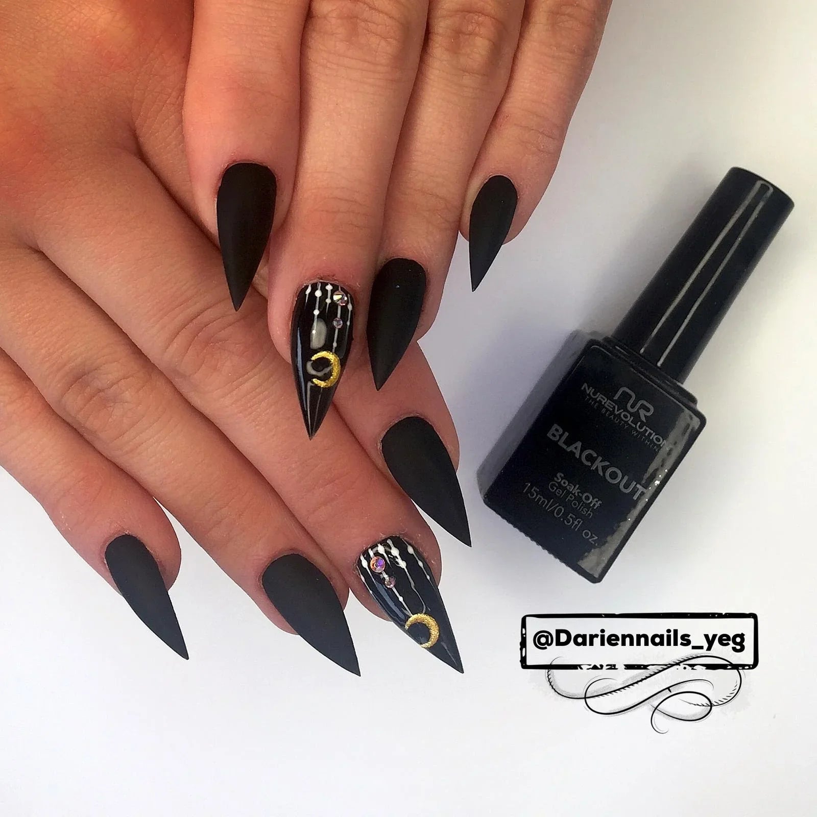 NuRevolution Trio Duo Gel & Lacquer 002 Blackout - EMOI SUPPLY