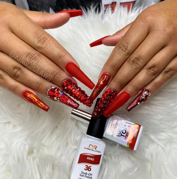 NuRevolution Trio Duo Gel & Lacquer 036 XOXO - EMOI SUPPLY