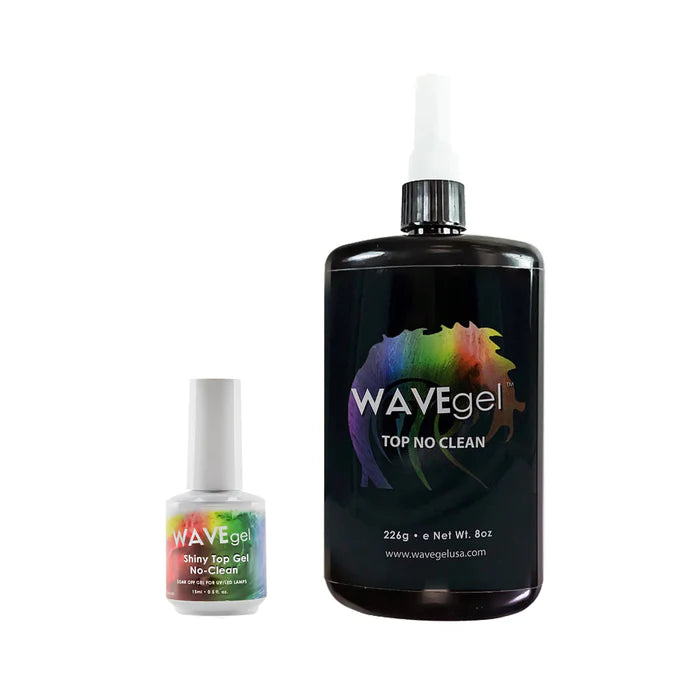 WaveGel Shiny Top Gel – No-Clean Formula