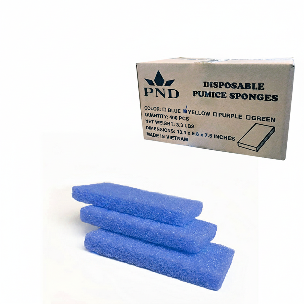 Disposable Pumice Sponges – Box of 400 PCS / Case of 1600 PCS