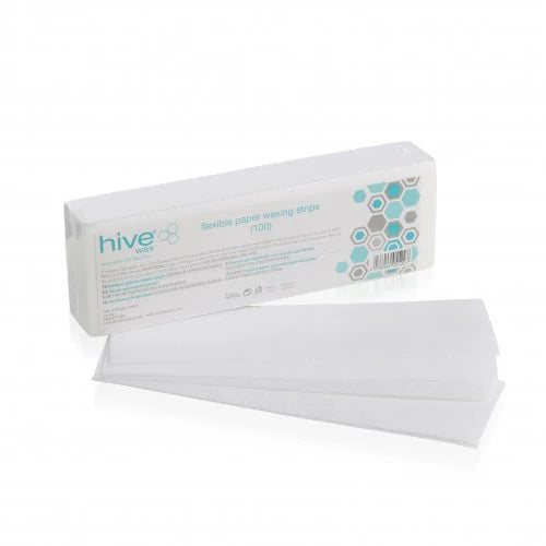 Hive Flexible Paper Waxing Strips (100) – 22.5cm x 7.5cm