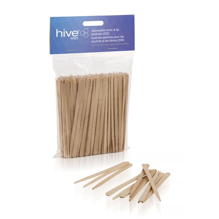Hive Disposable Brow and Lip Spatulas (200) – 88mm