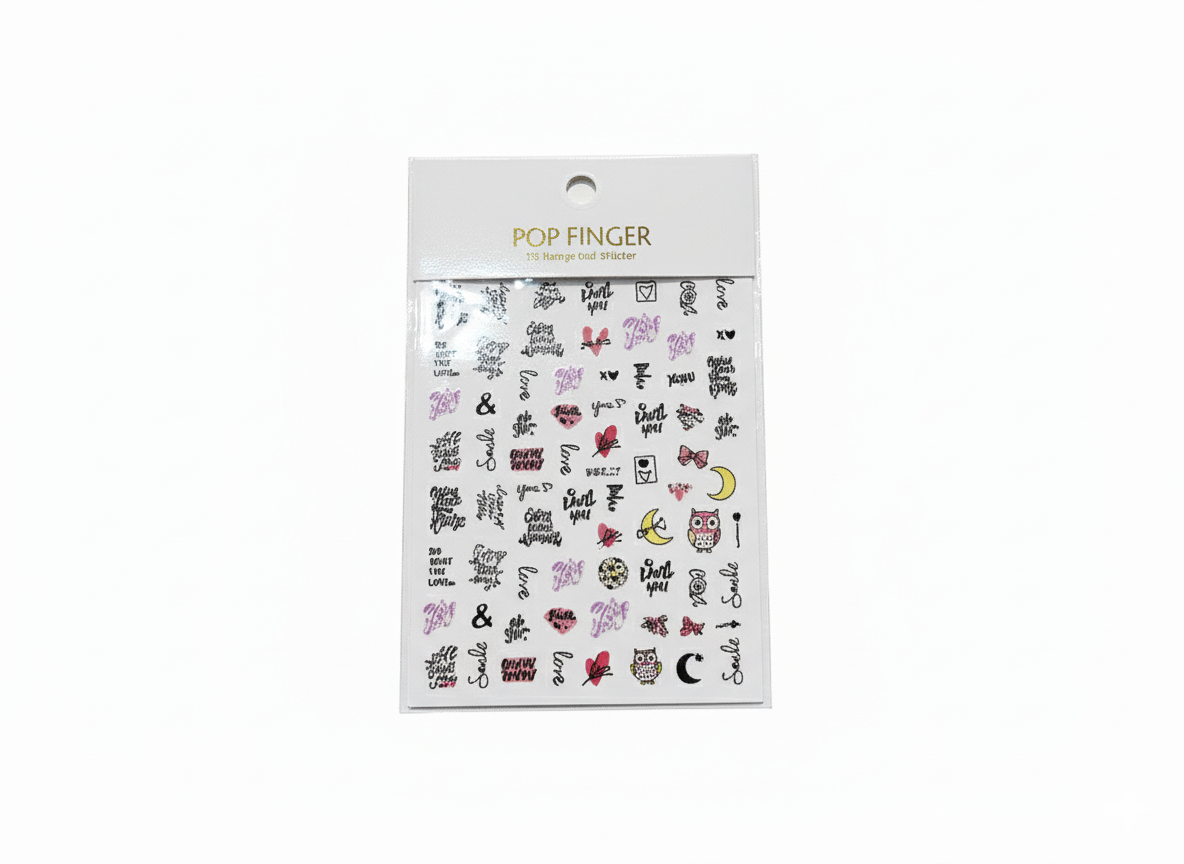 Nail Art Stickers (Pop Finger)