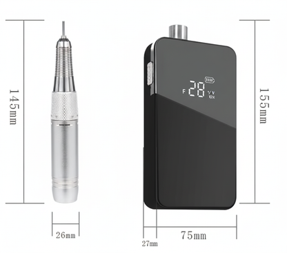 Portable Charging Electric Nail Drill – US-809 (UK Plug)