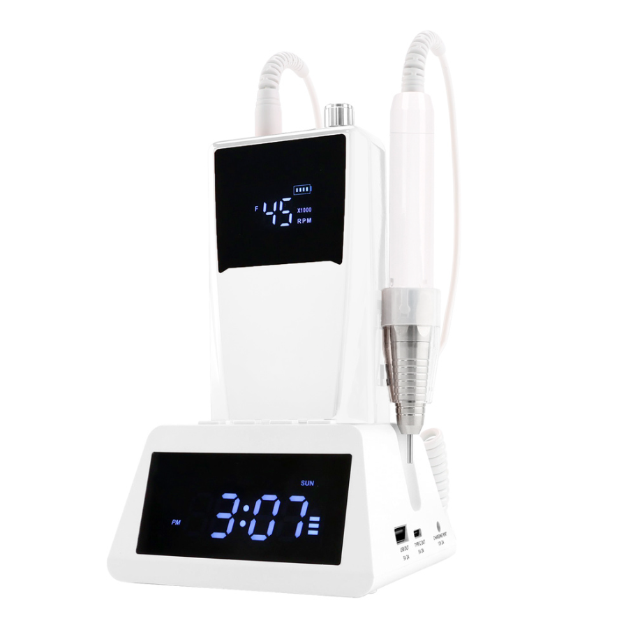 45K Desktop Electric Nail Drill With Charging Doc
