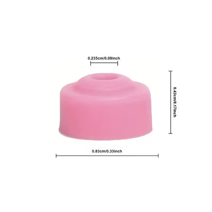 Silicone Nail Drill Dust Stopper Caps — 3/32", 100pcs