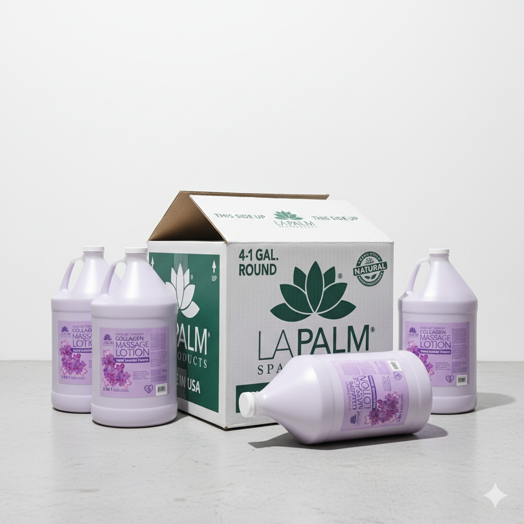 LaPalm Lotion – Box of 4 Gallons