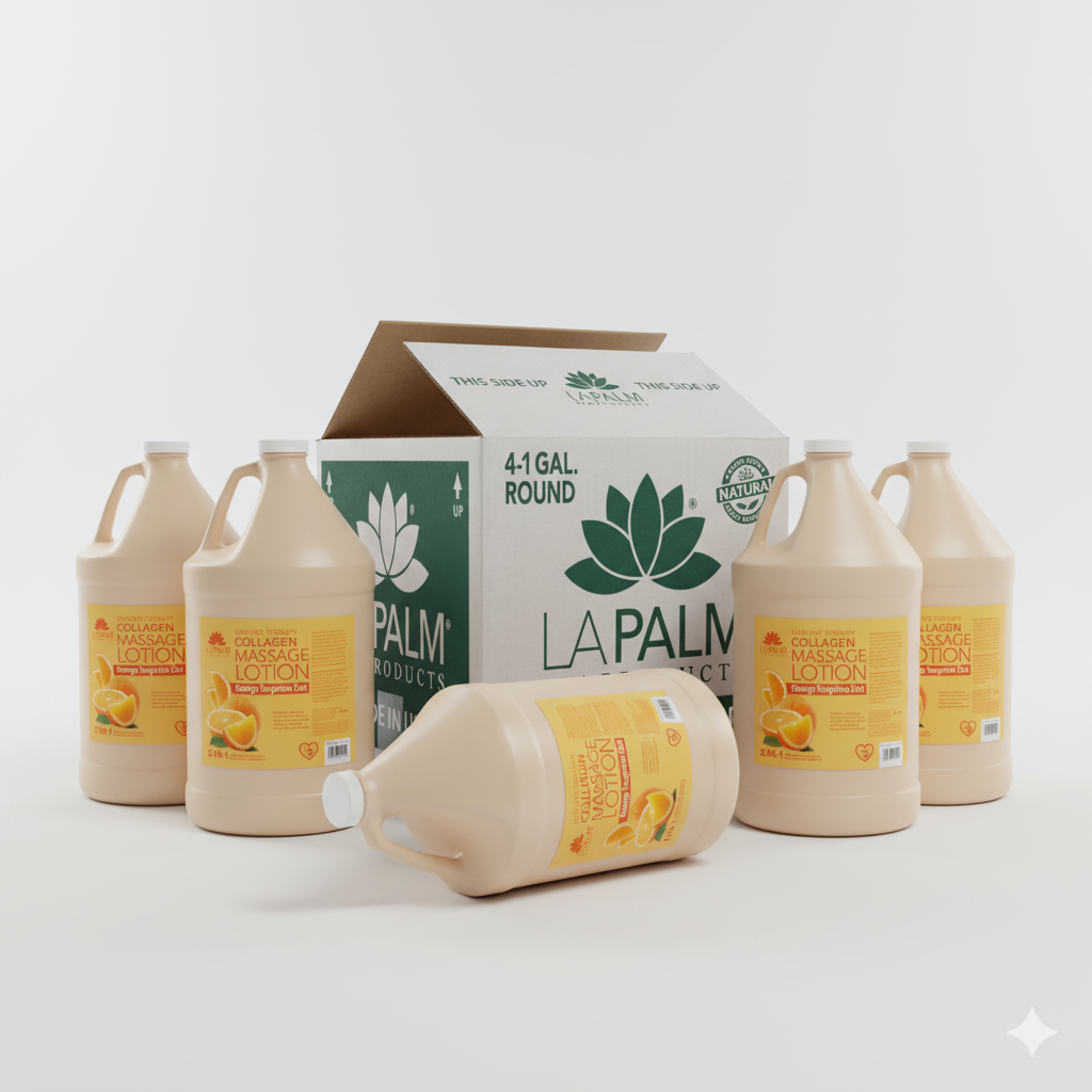 LaPalm Lotion – Box of 4 Gallons