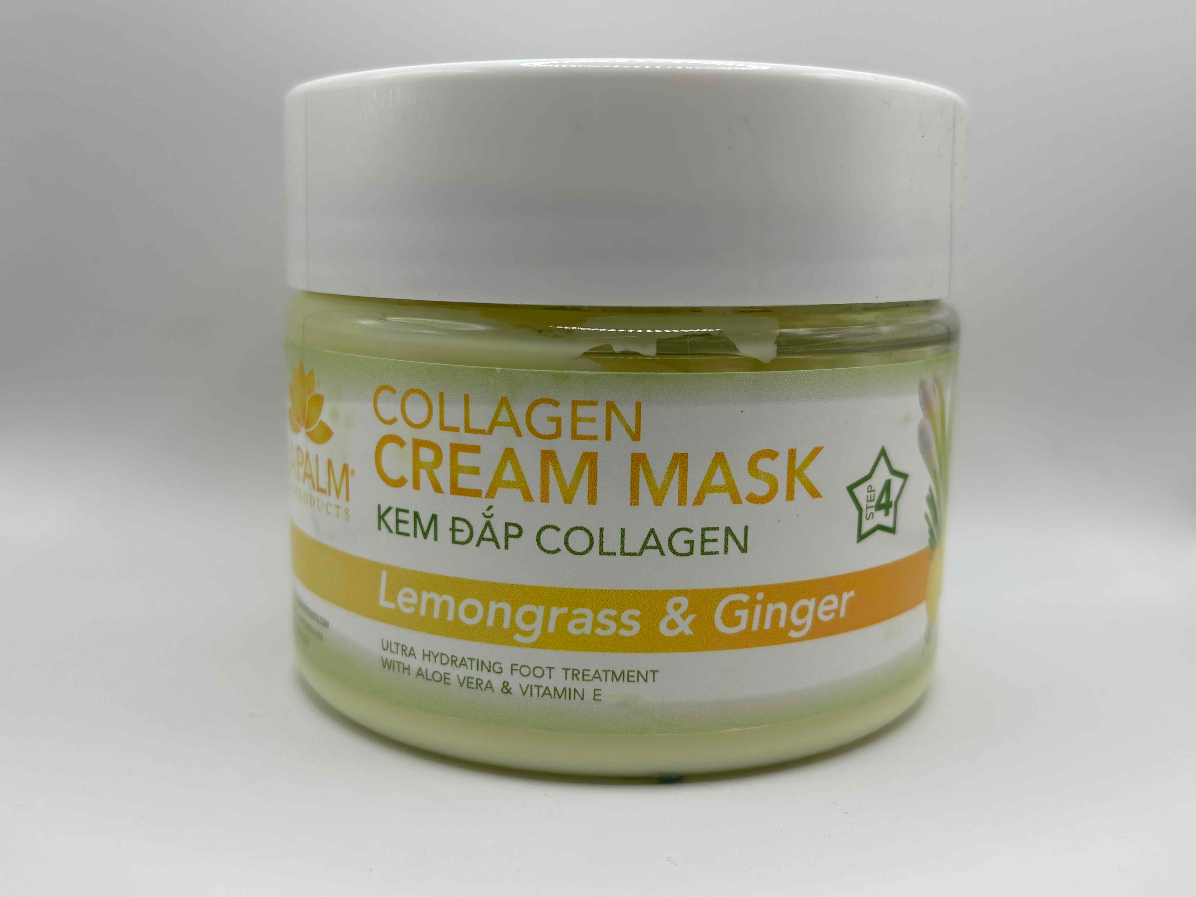 Collagen Cream Mask - Lemongrass &amp; Ginger by La Palm