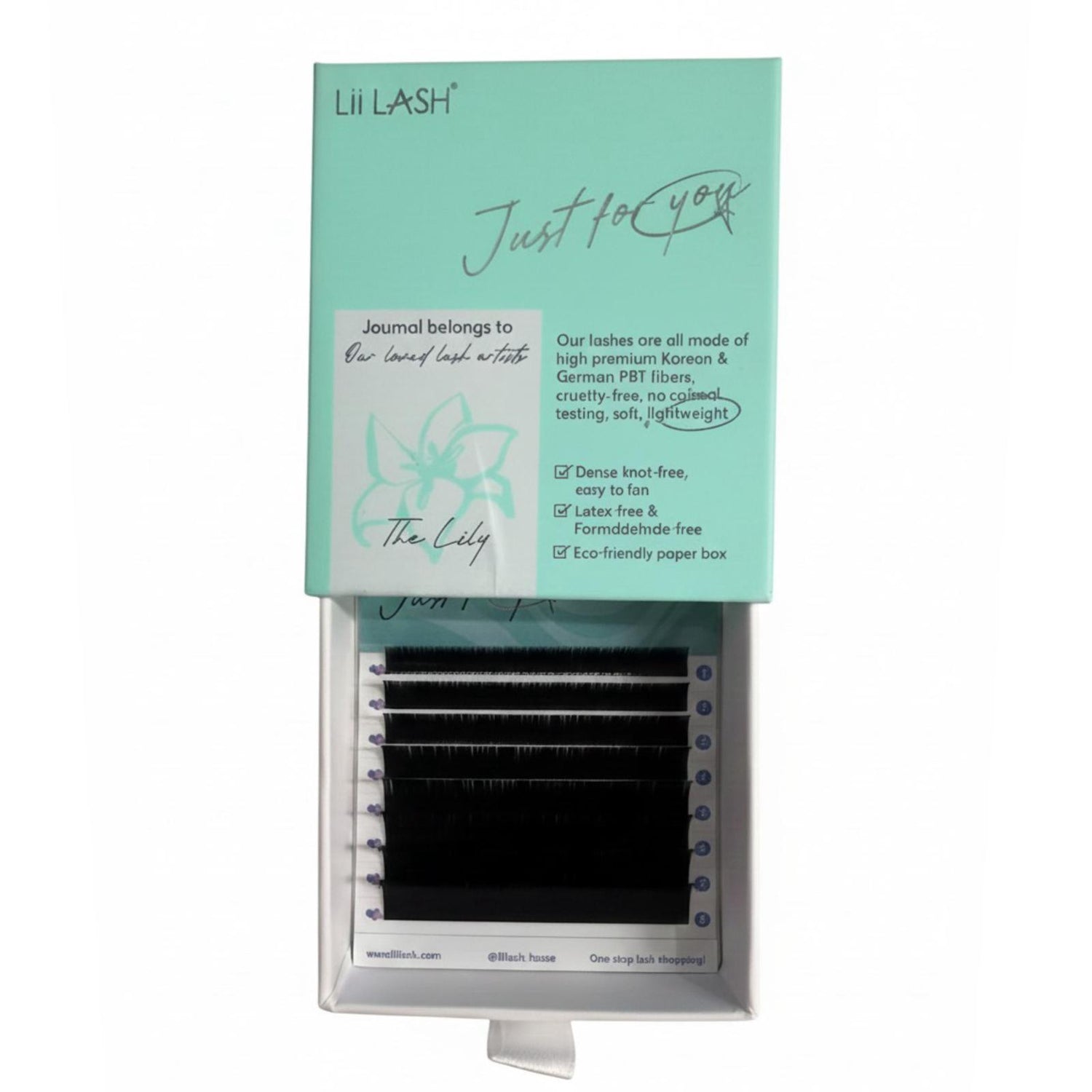 LII LASH Individual Lash Extensions Tray (8 Lines)