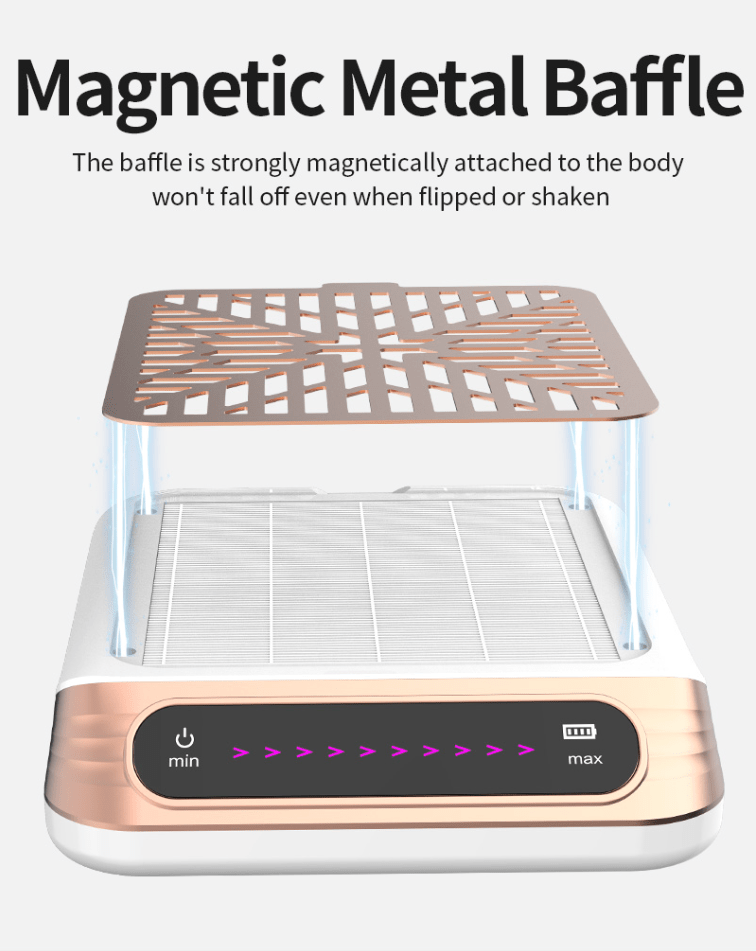 BLUEQUE Premium Nail Dust Collector - 4500 RPM - EMOI SUPPLY