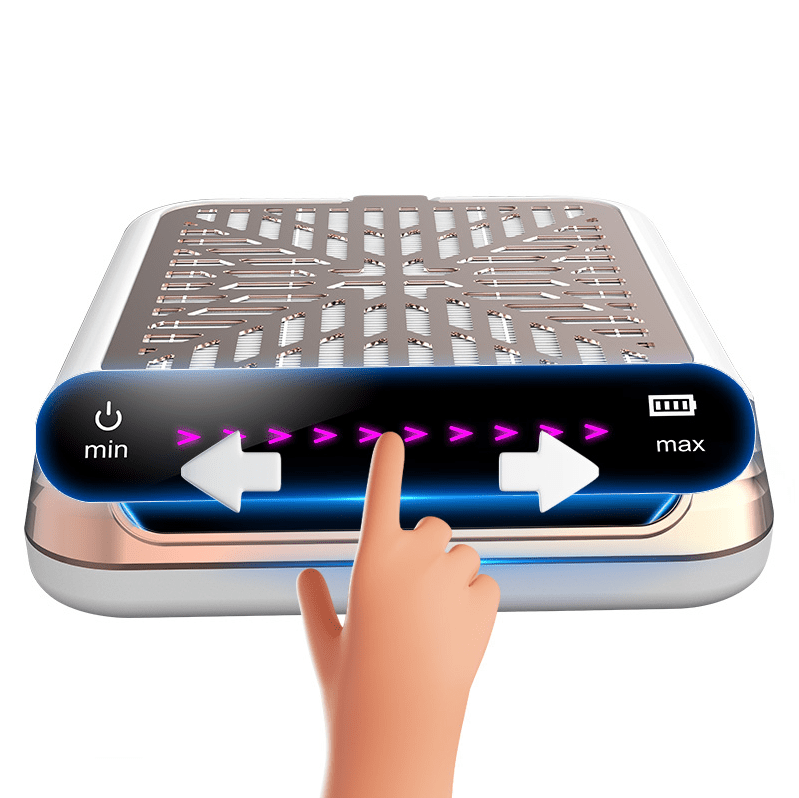 BLUEQUE Premium Nail Dust Collector - 4500 RPM - EMOI SUPPLY