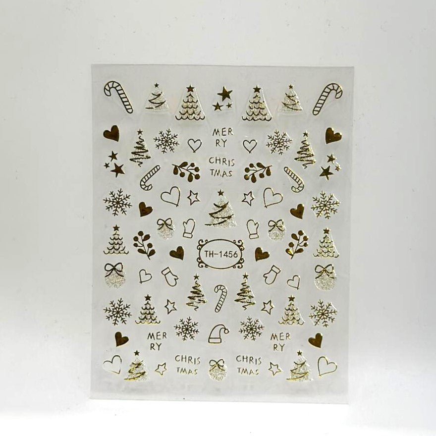 Christmas Nail Art Stickers - EMOI SUPPLY