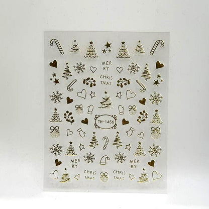 Christmas Nail Art Stickers - EMOI SUPPLY