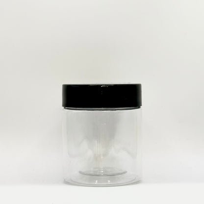 Clear Round Plastic Container Jar - Emoi Supply