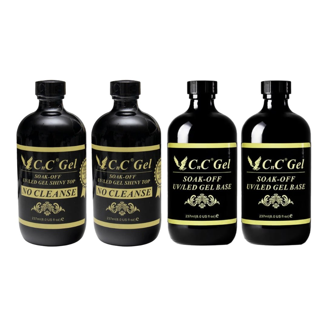 CnC Top &amp; Base Coat - Pack of 4 - EMOI SUPPLY
