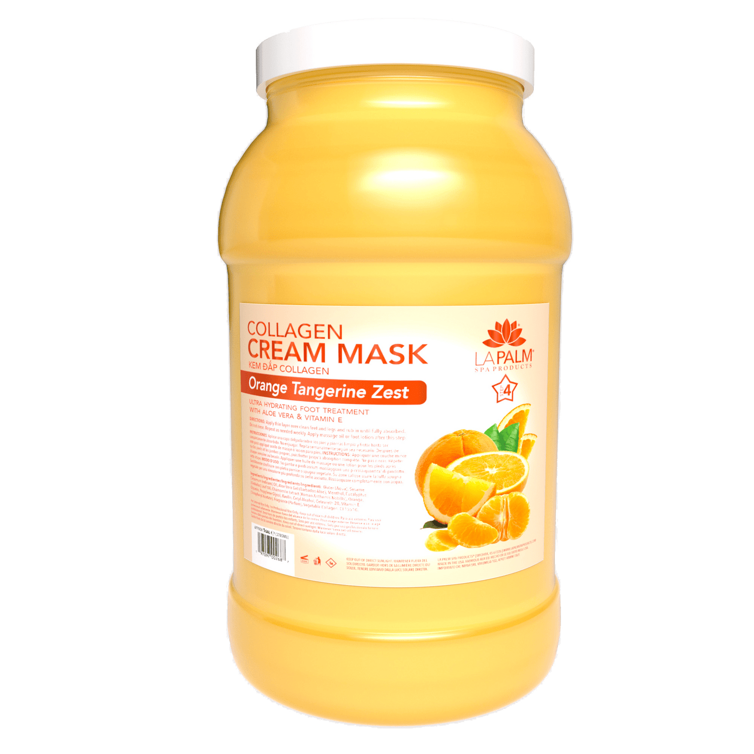 Collagen Cream Mask - Orange Tangerine Zest by La Palm - EMOI SUPPLY