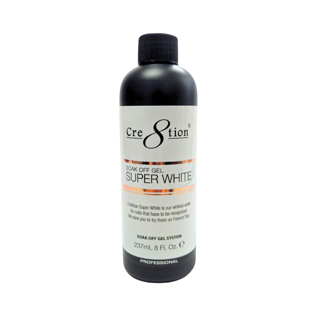Cre8tion Soak Off Super White - EMOI SUPPLY