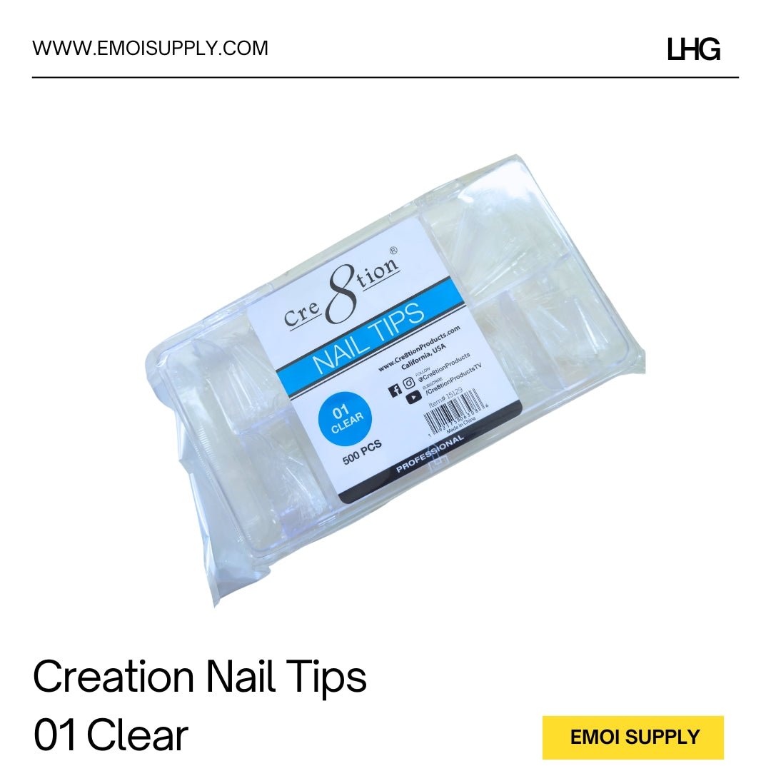 Cre8tion Tip Box - CLEAR - EMOI SUPPLY