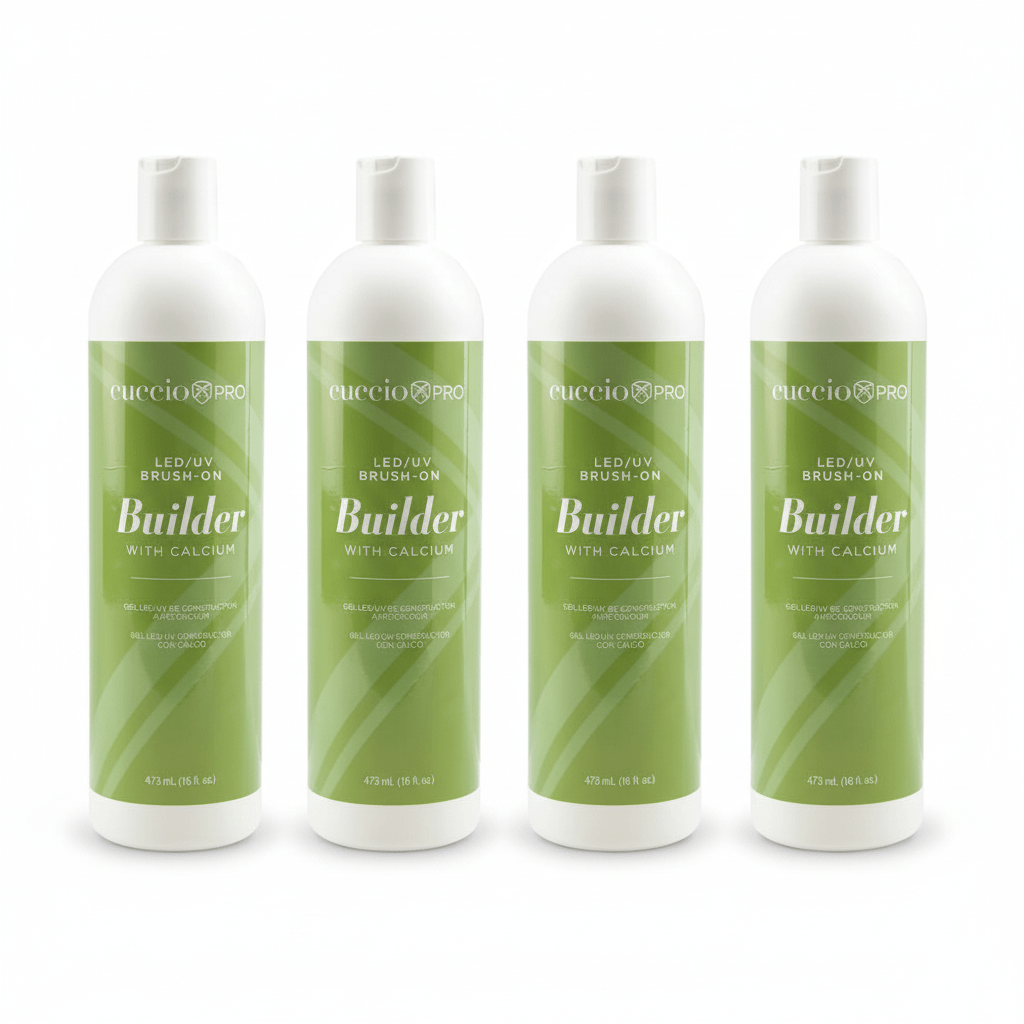 Cuccio Builder Gel Clear 473ml (16 fl. oz) - Pack of 4 Bottles - EMOI SUPPLY