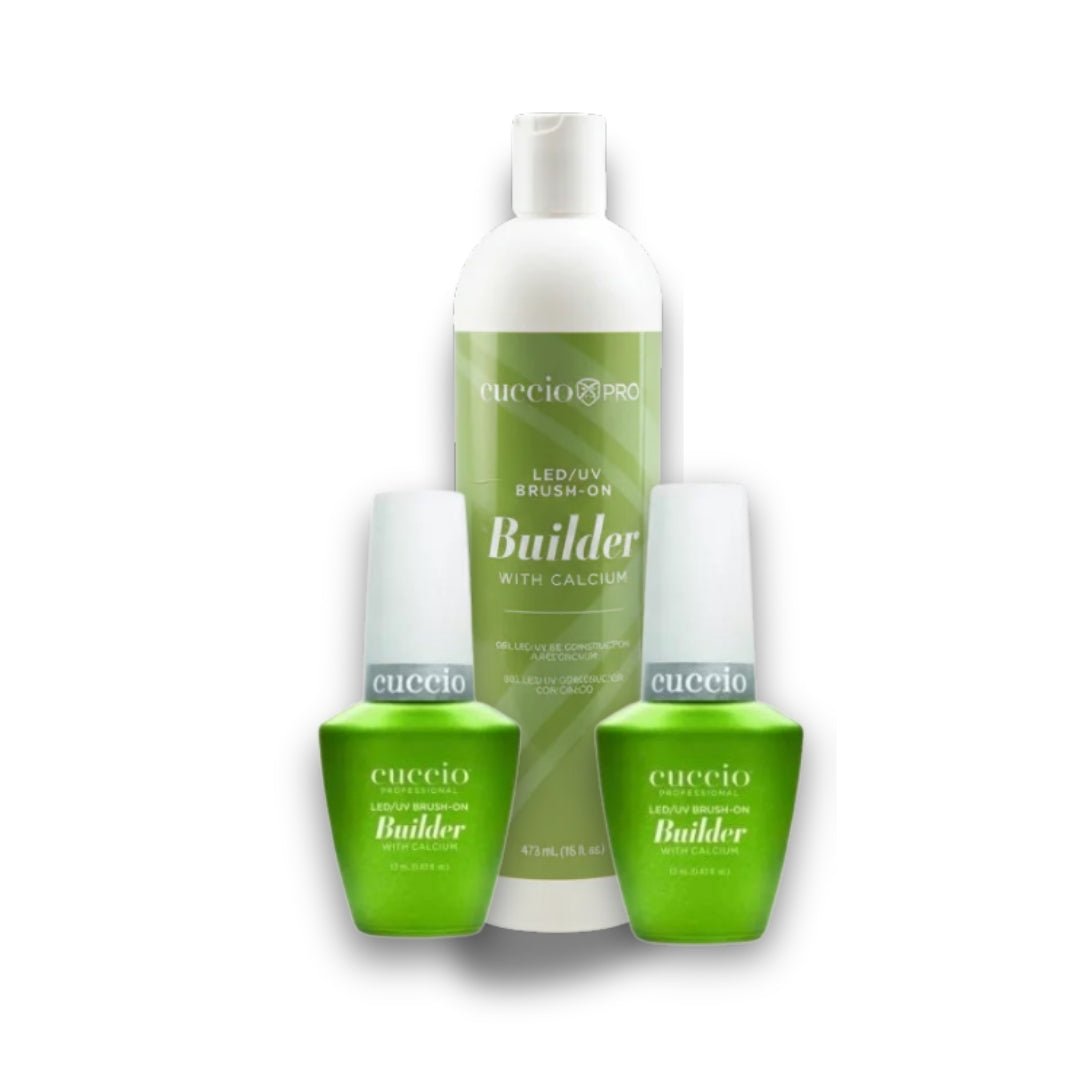 Cuccio Builder Gel Clear Valentine Bundle (473ml + 2x 3ml) - EMOI SUPPLY