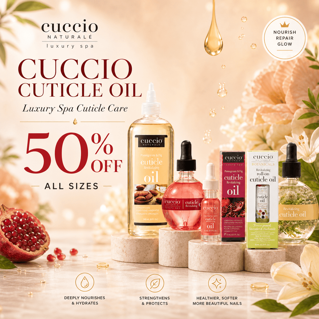 Cuccio Roll - on Cuticle Oil 10ml - Emoi Supply
