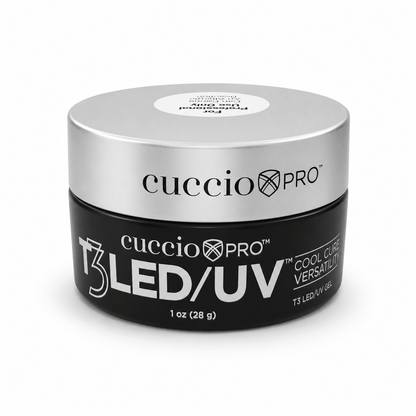 Cuccio T3 LED/UV Self Leveling Versatility Gel 1oz (28g) - Clear - Emoi Supply