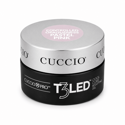 Cuccio T3 LED/UV Self Leveling Versatility Gel 1oz (28g) - Opaque Petal Pink - Emoi Supply