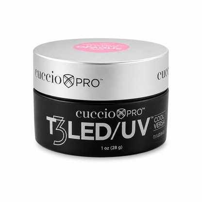 Cuccio T3 LED/UV Self Leveling Versatility Gel 1oz (28g) - Opaque Pink - Emoi Supply