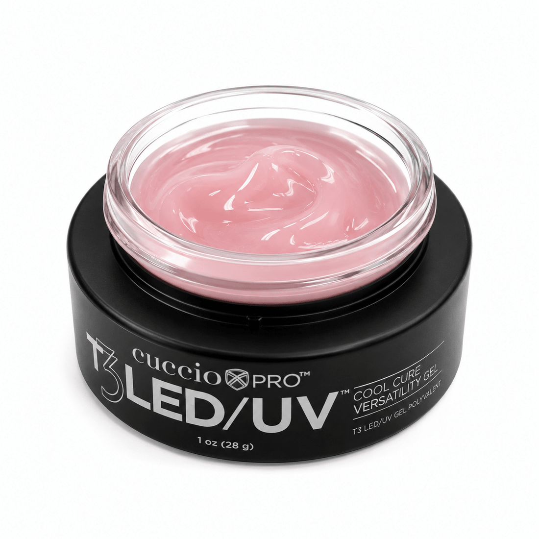 Cuccio T3 LED/UV Self Leveling Versatility Gel 1oz (28g) - Pink - Emoi Supply