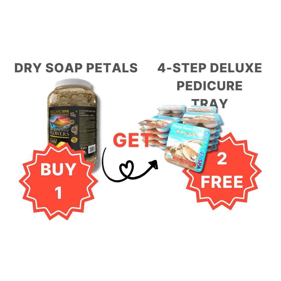 Dry Bath Soap Pedicure Flower Petals (Volcano Spa by LaPalm) - EMOI SUPPLY