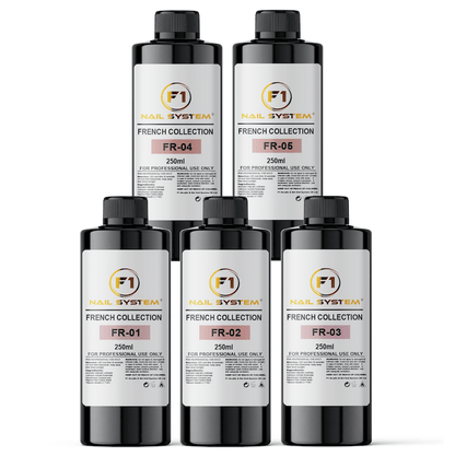 F1 Nail System French Collection Gel Polish - EMOI SUPPLY