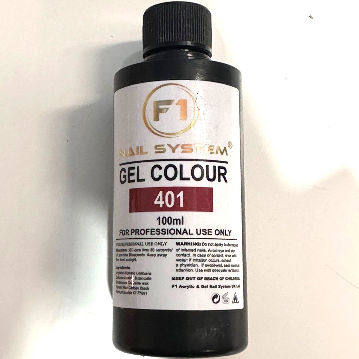 F1 Nail System Gel Colour 401 - EMOI SUPPLY