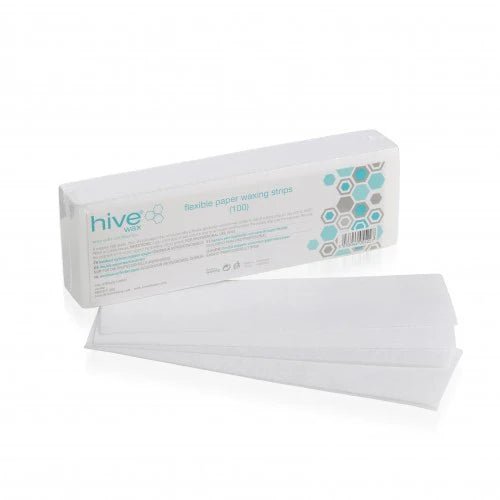 Hive Flexible Paper Waxing Strips (100) – 22.5cm x 7.5cm - EMOI SUPPLY