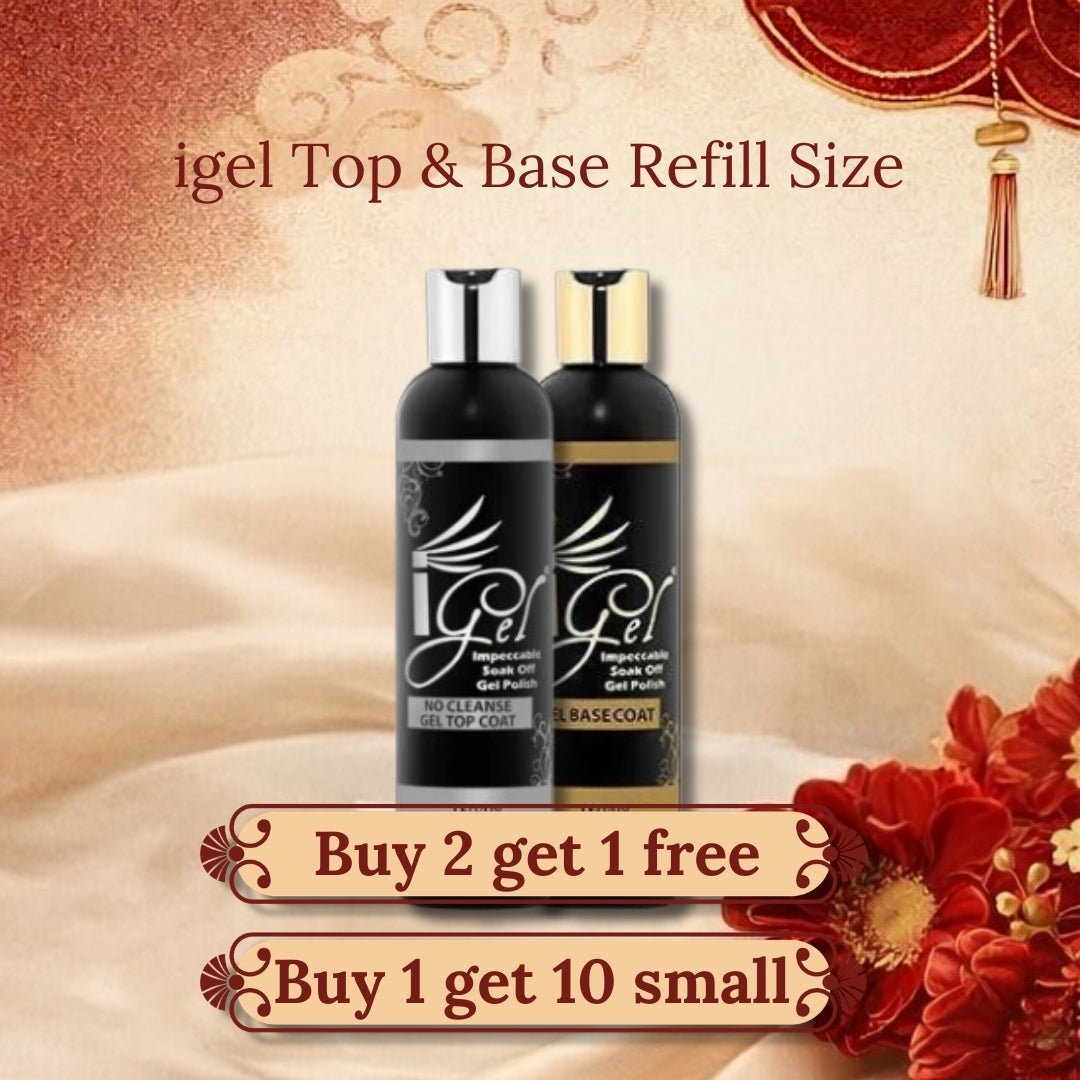 Igel LED/UV Soak Off Gel Base Coat - EMOI SUPPLY