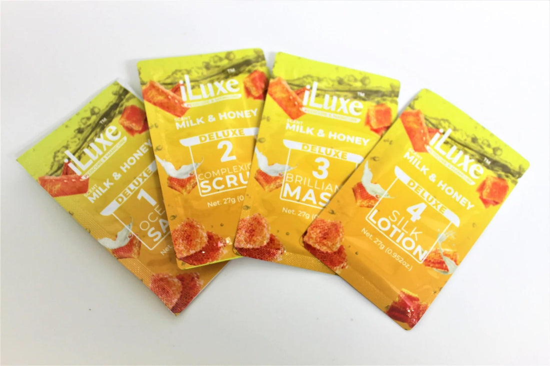 iLuxe Deluxe 4 - Step Pedicure - Honey &amp; Milk - EMOI SUPPLY