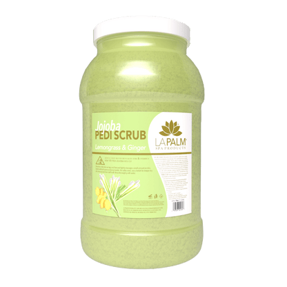 Jojoba Pedi Scrub Lemongrass &amp; Ginger by La Palm - EMOI SUPPLY