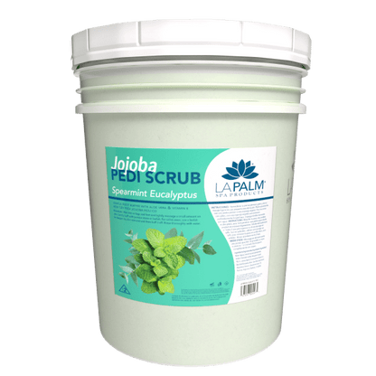 Jojoba Pedi Scrub Spearmint Eucalyptus by La Palm - EMOI SUPPLY