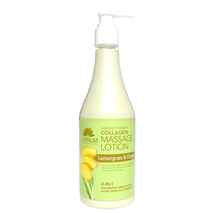 La Palm Healing Therapy Massage Lotion – Lemongrass &amp; Ginger - EMOI SUPPLY