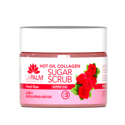 La Palm Hot Oil Sugar Scrub – French Rose - EMOI SUPPLY