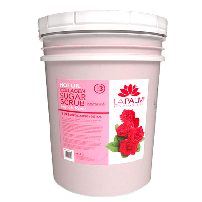 La Palm Hot Oil Sugar Scrub – French Rose - EMOI SUPPLY