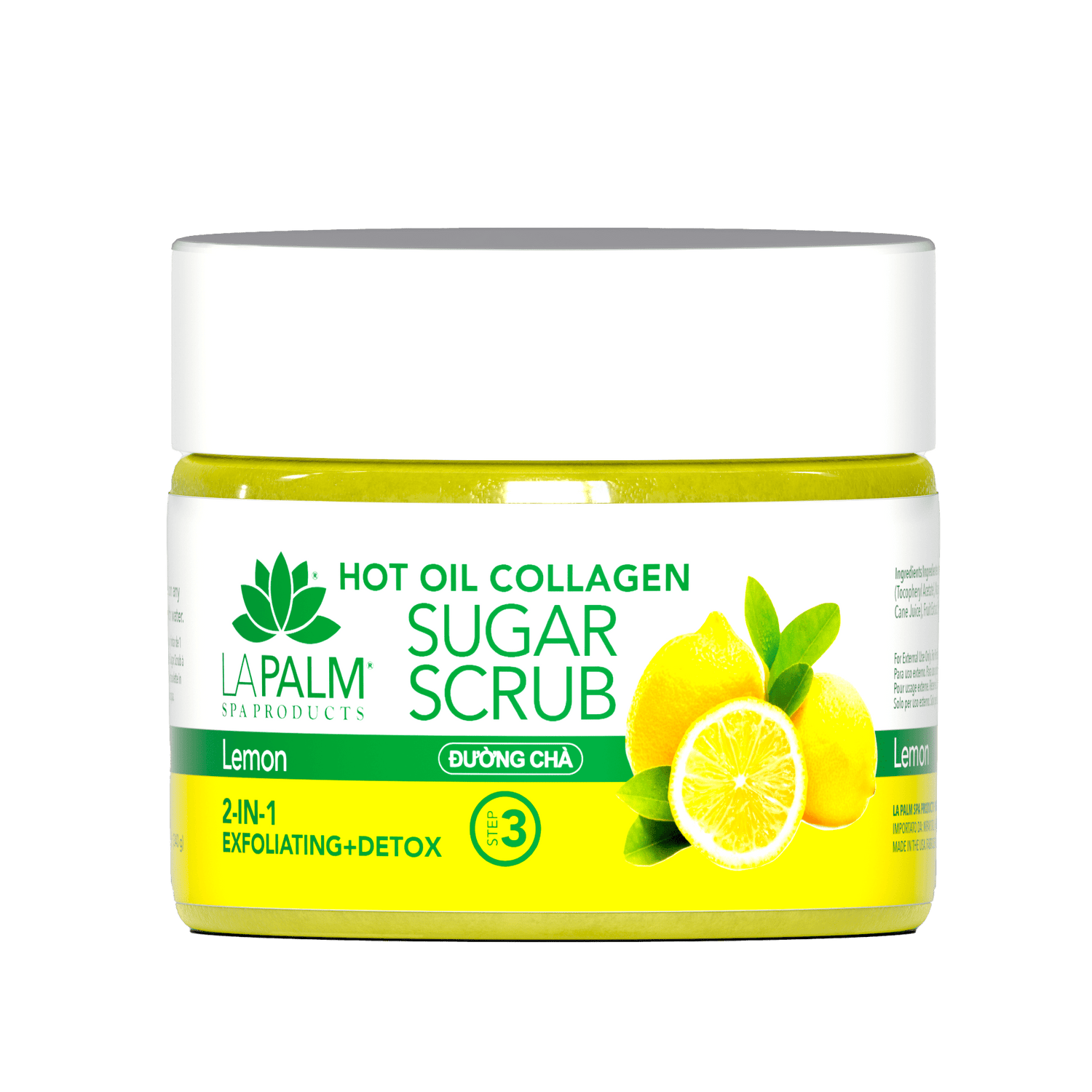 La Palm Hot Oil Sugar Scrub – Lemon - EMOI SUPPLY