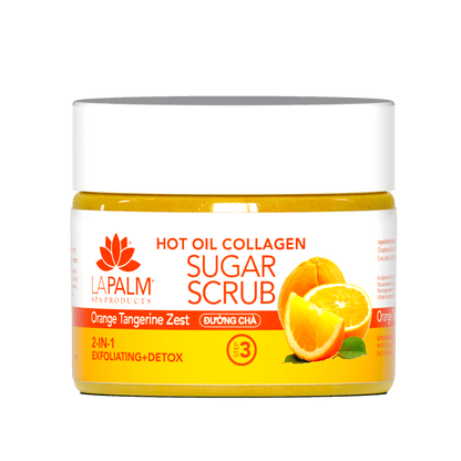 La Palm Hot Oil Sugar Scrub – Orange Tangerine Zest - EMOI SUPPLY
