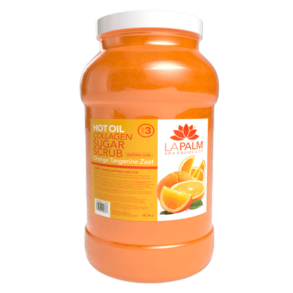 La Palm Hot Oil Sugar Scrub – Orange Tangerine Zest - EMOI SUPPLY