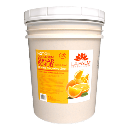 La Palm Hot Oil Sugar Scrub – Orange Tangerine Zest - EMOI SUPPLY
