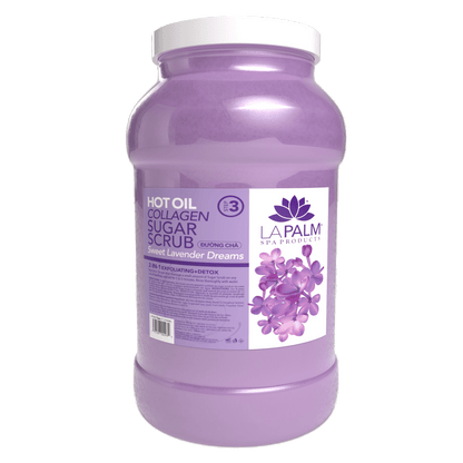 La Palm Hot Oil Sugar Scrub – Sweet Lavender - EMOI SUPPLY