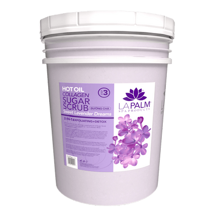 La Palm Hot Oil Sugar Scrub – Sweet Lavender - EMOI SUPPLY