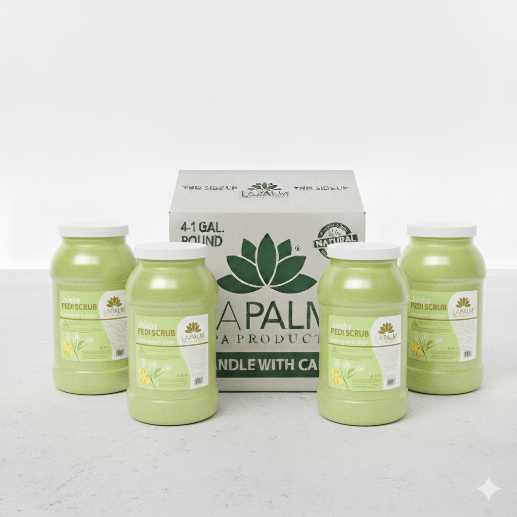 LaPalm Jojoba Scrub – Box of 4 Gallons - EMOI SUPPLY